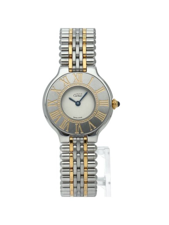 29021421-  Cartier Must 21 Watch SS Silver Polished